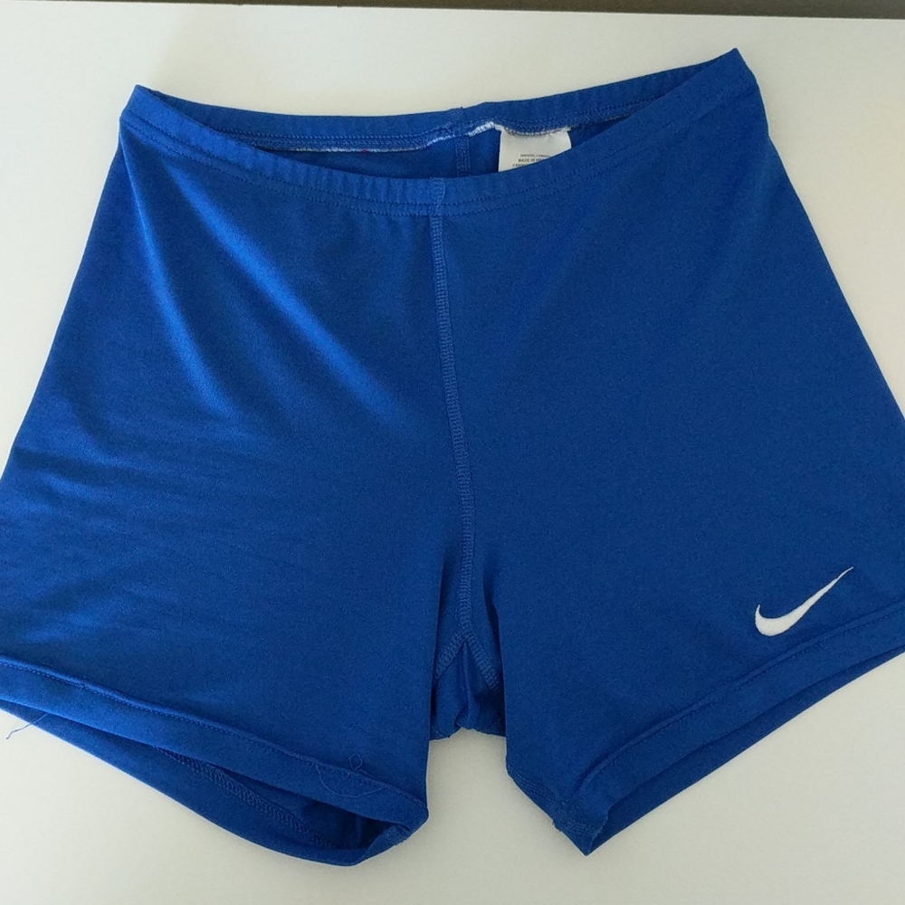 Blue Nike volleyball shorts size large